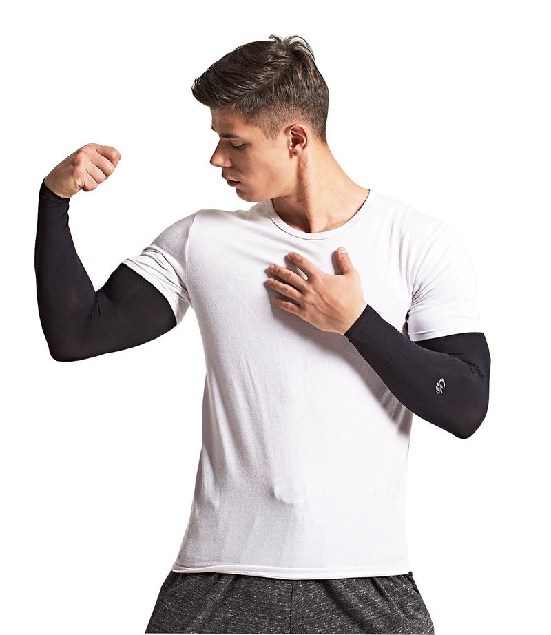 HOPESHINE Arm Cooling Sleeves UPF 50+ UV Protection Compression Cycling Outdoor Sports 5-Pairs - Image 4